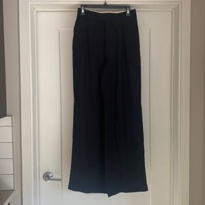 Zara Classic Black Trousers satin Small